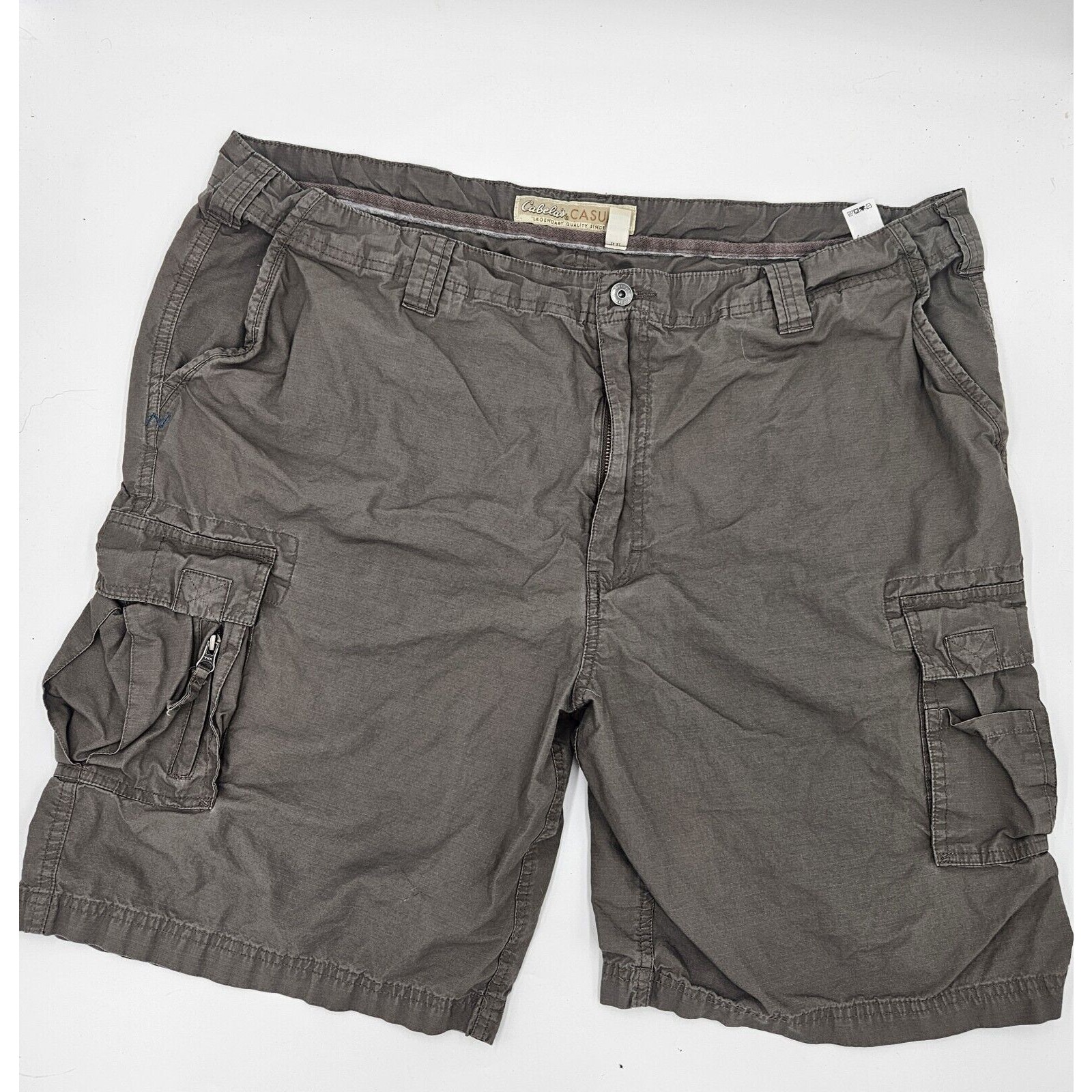 Cabelas Casuals Size 44 Cargo Khaki Outdoor Shorts Hiking Gorpcore Utility Camp